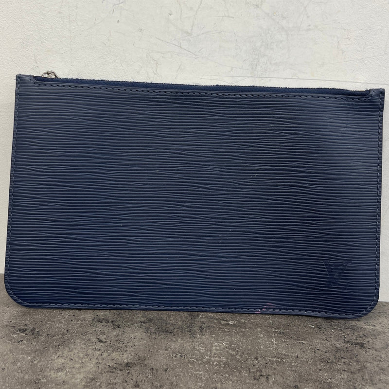 Women's Epi Leather Pouch Navy
