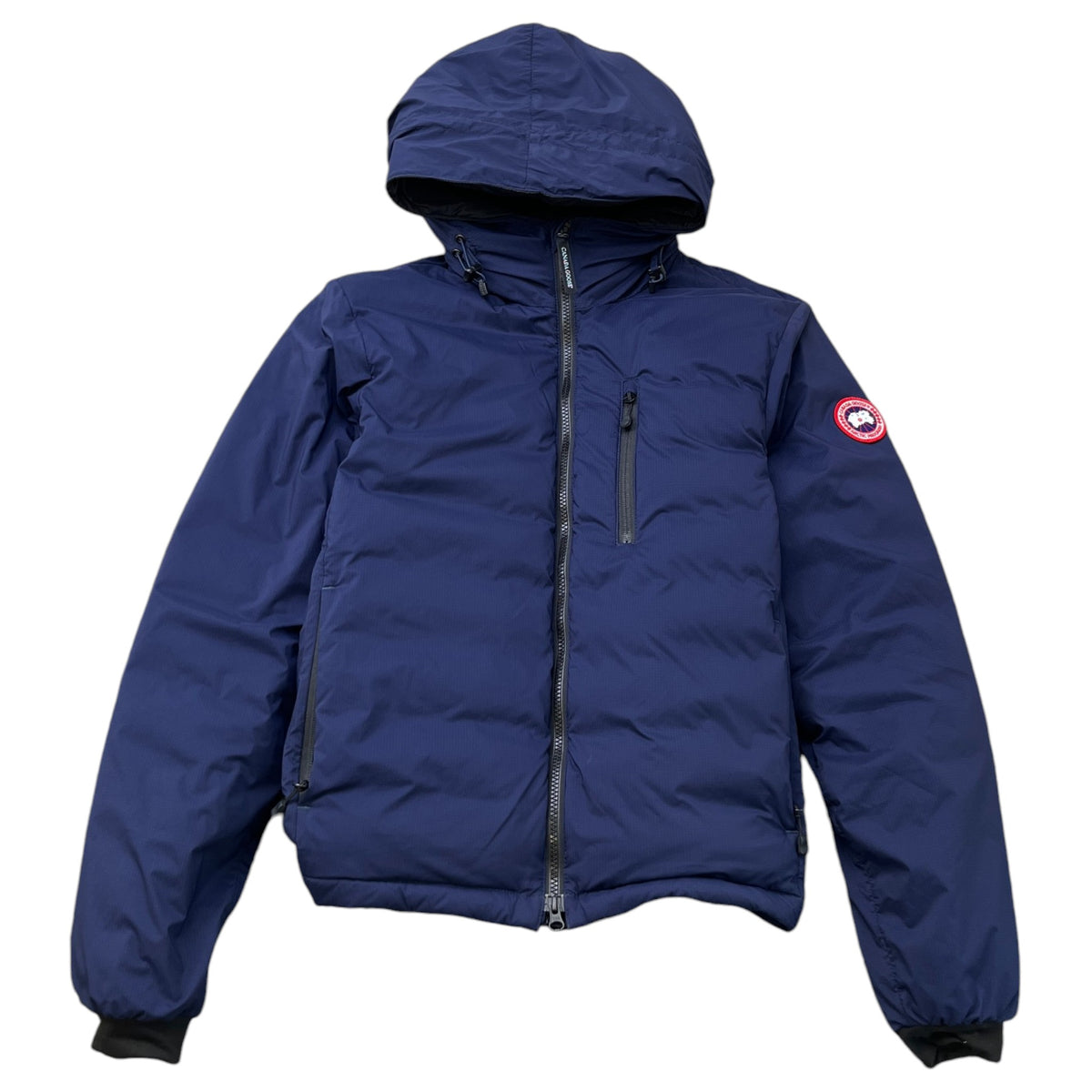Men's Lodge Hoody Down Jacket Navy Size XS - Photo 1