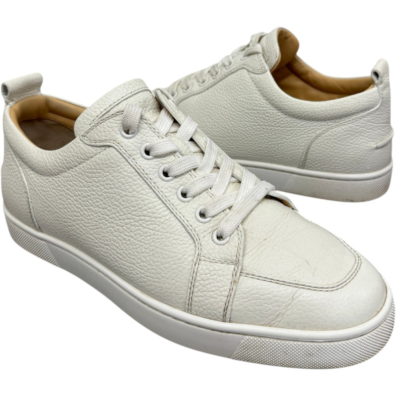 Men's Louis Junior Flat Low Trainers White Size UK 6 / EU 40