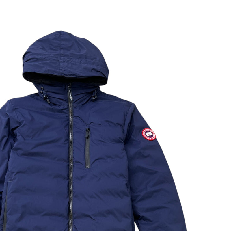 Men's Lodge Hoody Down Jacket Navy Size XS