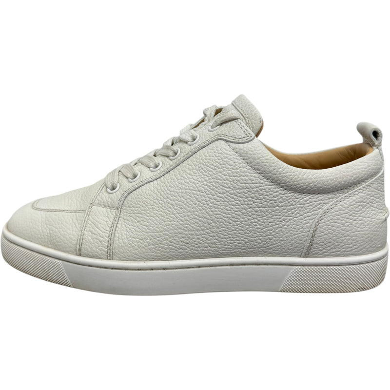 Men's Louis Junior Flat Low Trainers White Size UK 6 / EU 40