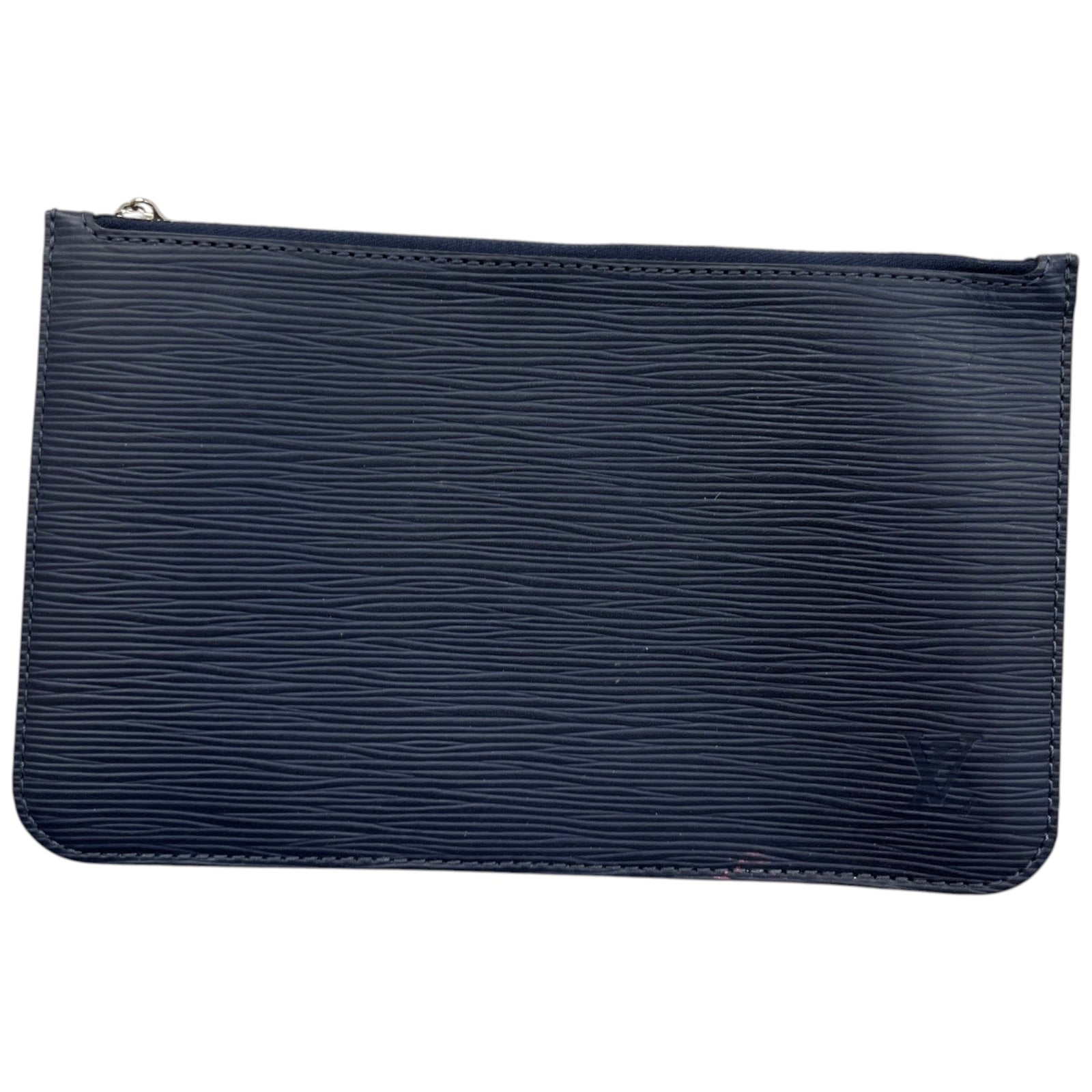 Women's Epi Leather Pouch Navy - Photo 1