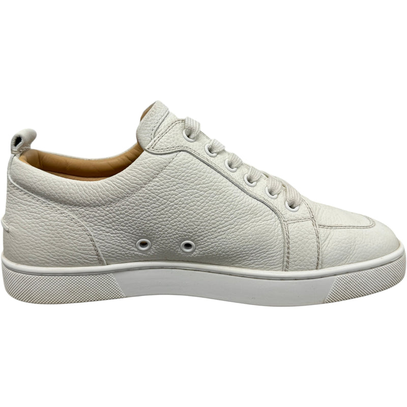 Men's Louis Junior Flat Low Trainers White Size UK 6 / EU 40
