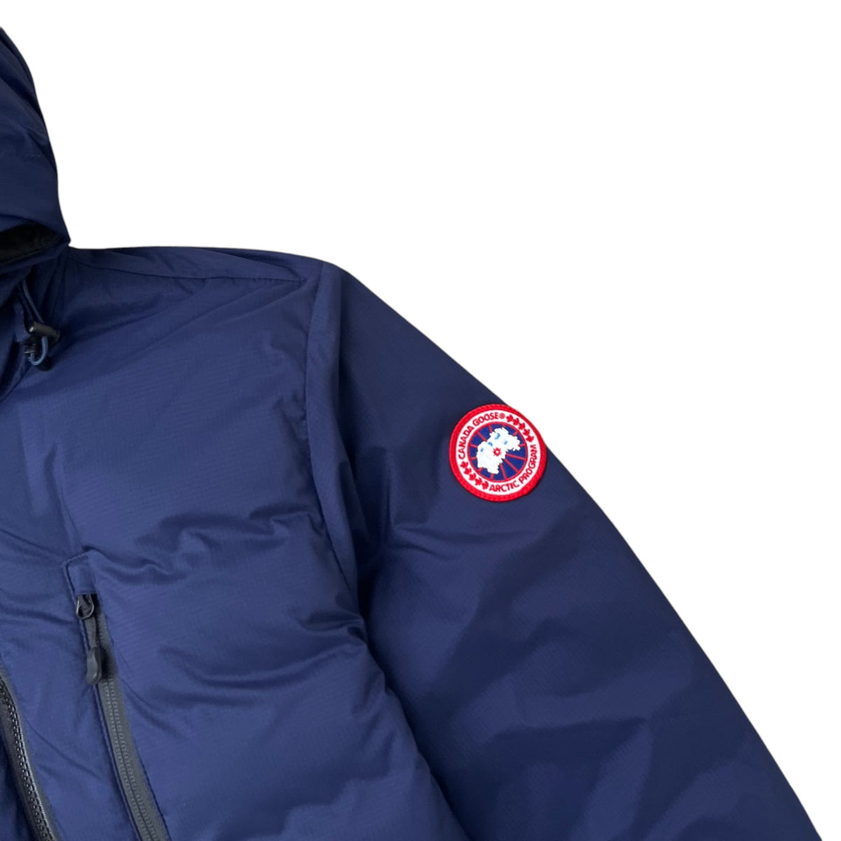 Men's Lodge Hoody Down Jacket Navy Size XS - Photo 5