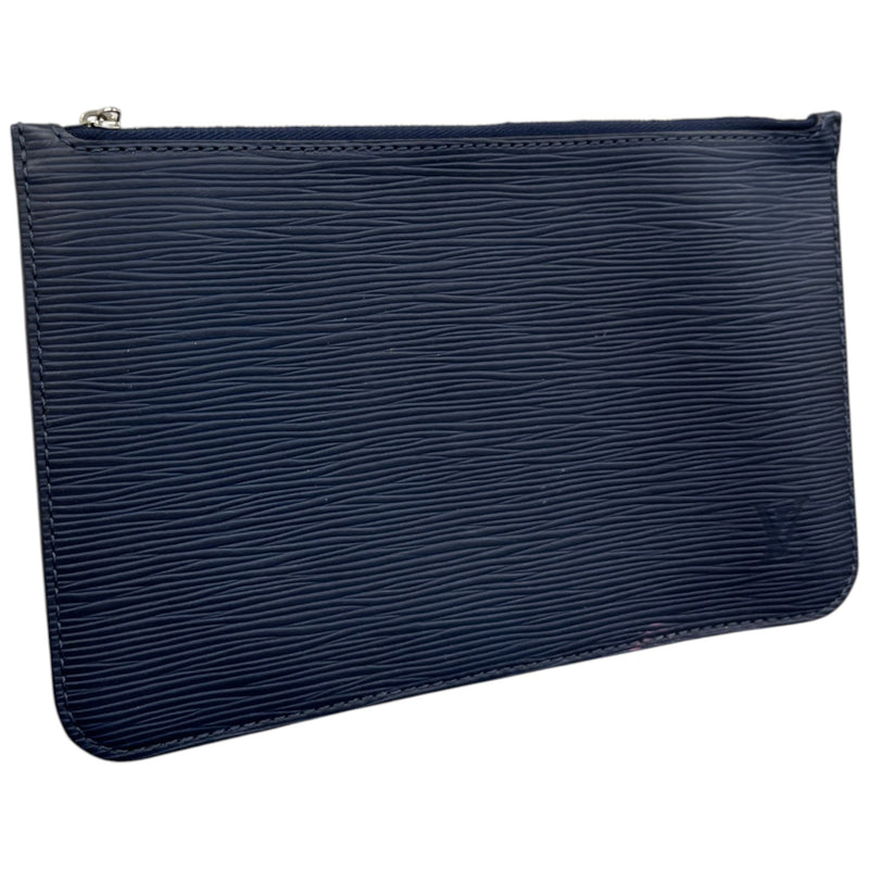 Women's Epi Leather Pouch Navy