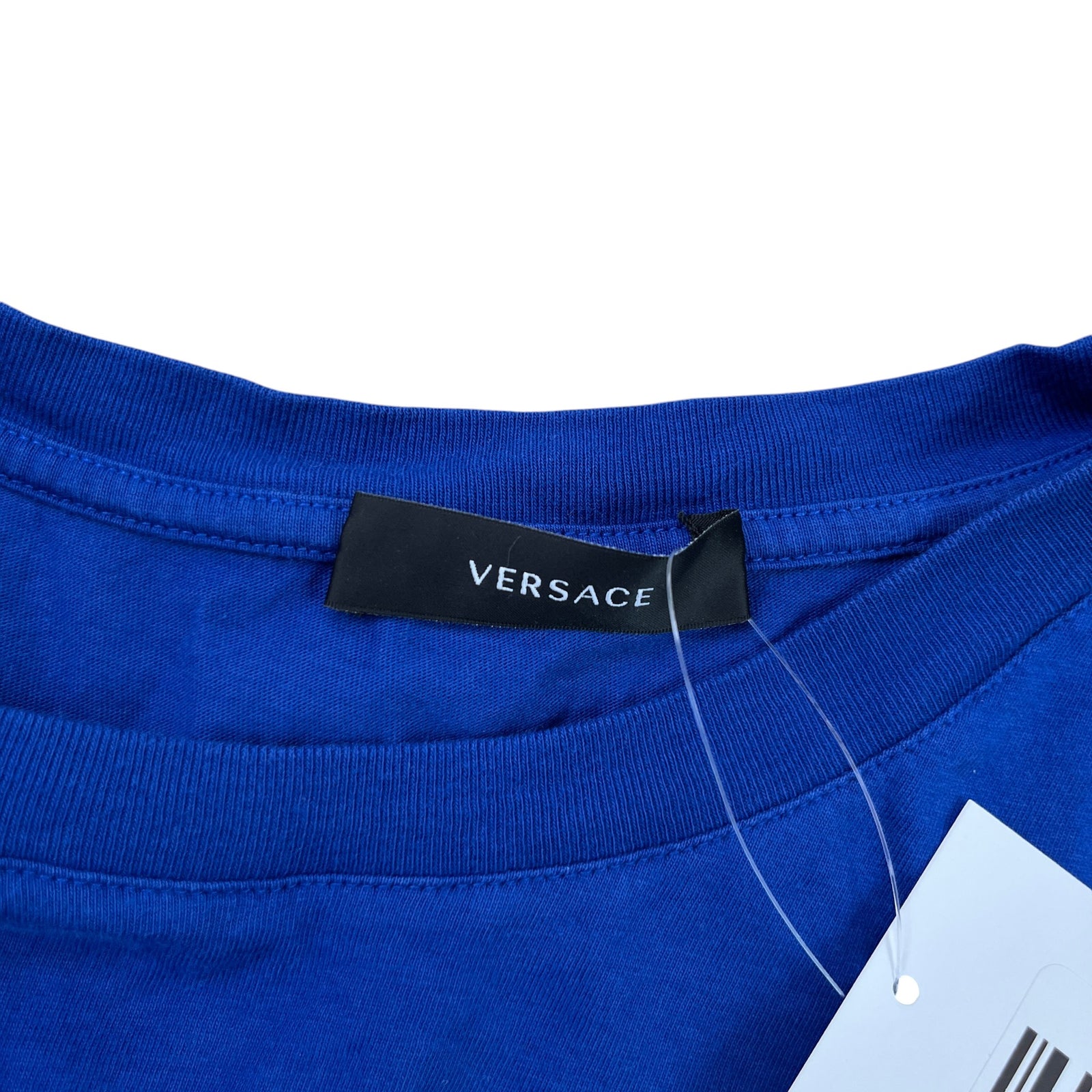 Men's Logo Print Polo Shirt Blue Size XXL - Photo 6