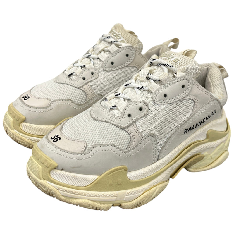 Women's Triple S Low Trainers White Size UK 3 / EU 36