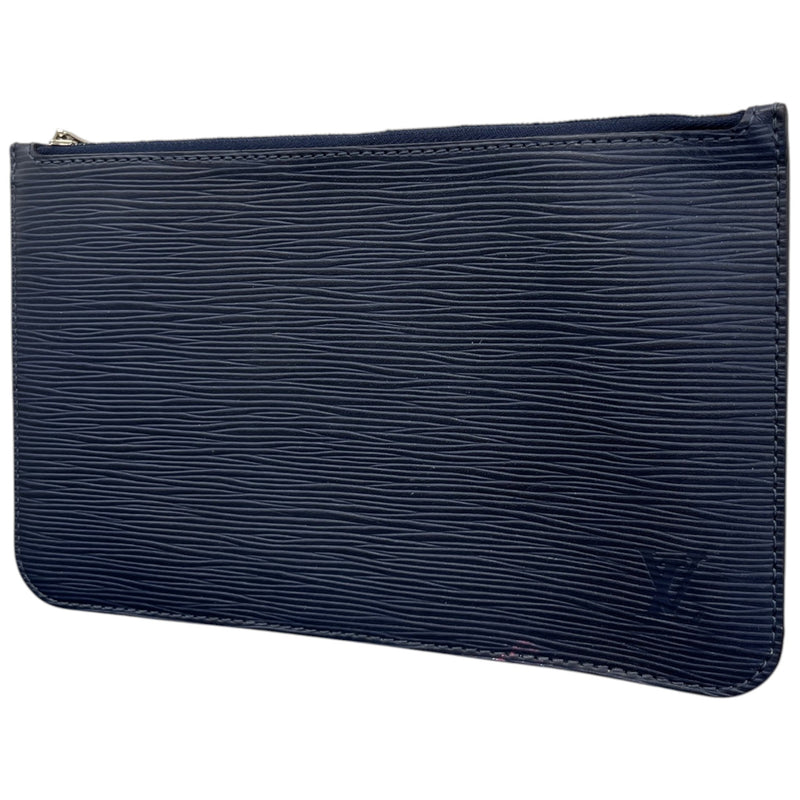 Women's Epi Leather Pouch Navy