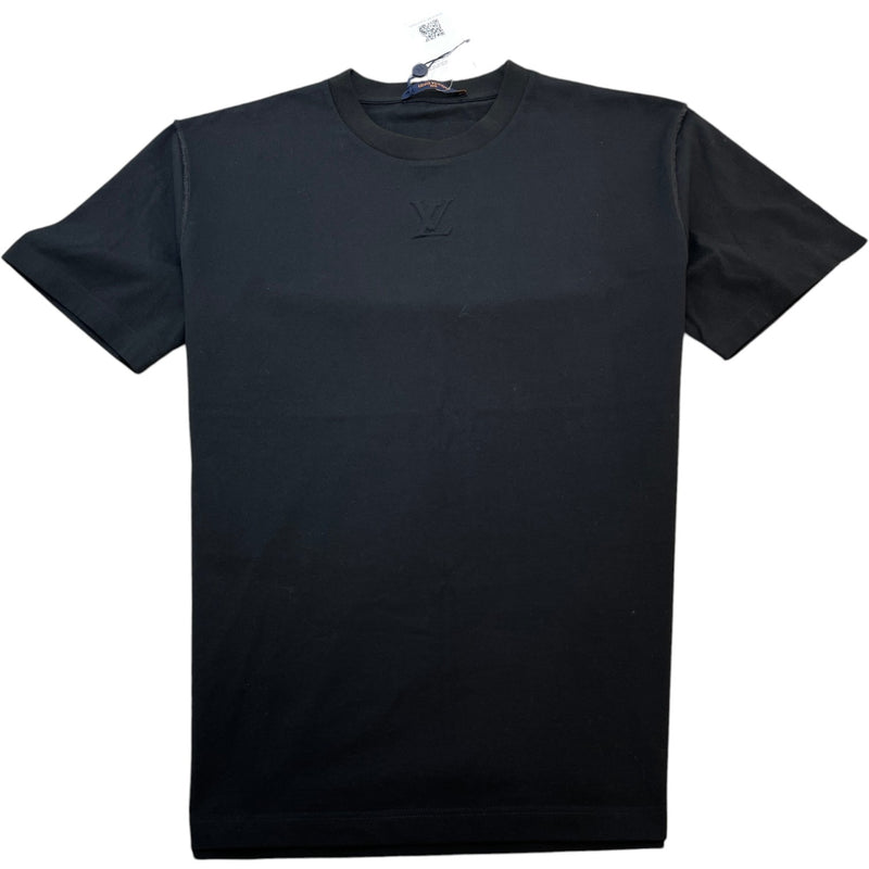 Men's Embossed Lv T-Shirt Black Size L