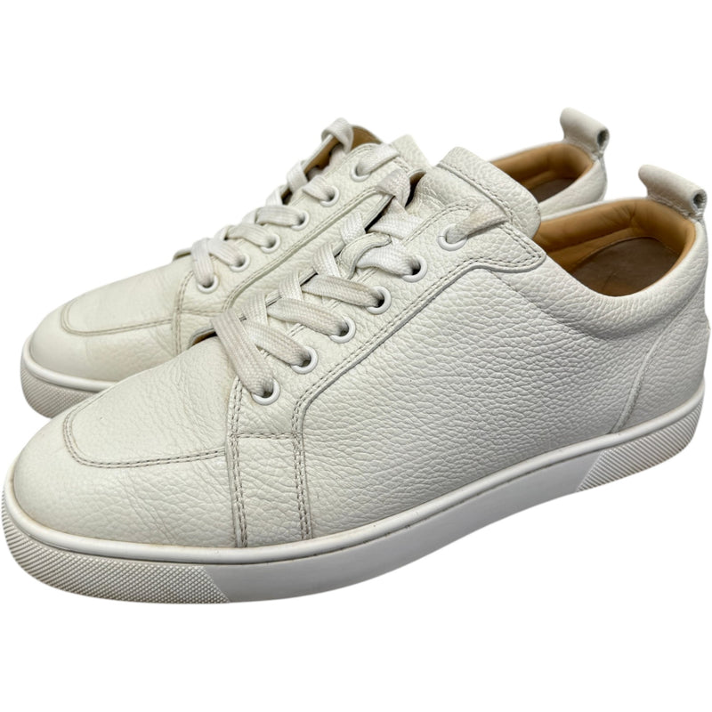 Men's Louis Junior Flat Low Trainers White Size UK 6 / EU 40