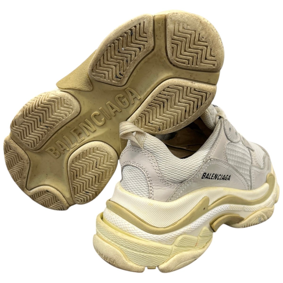 Women's Triple S Low Trainers White Size UK 3 / EU 36 - Photo 10