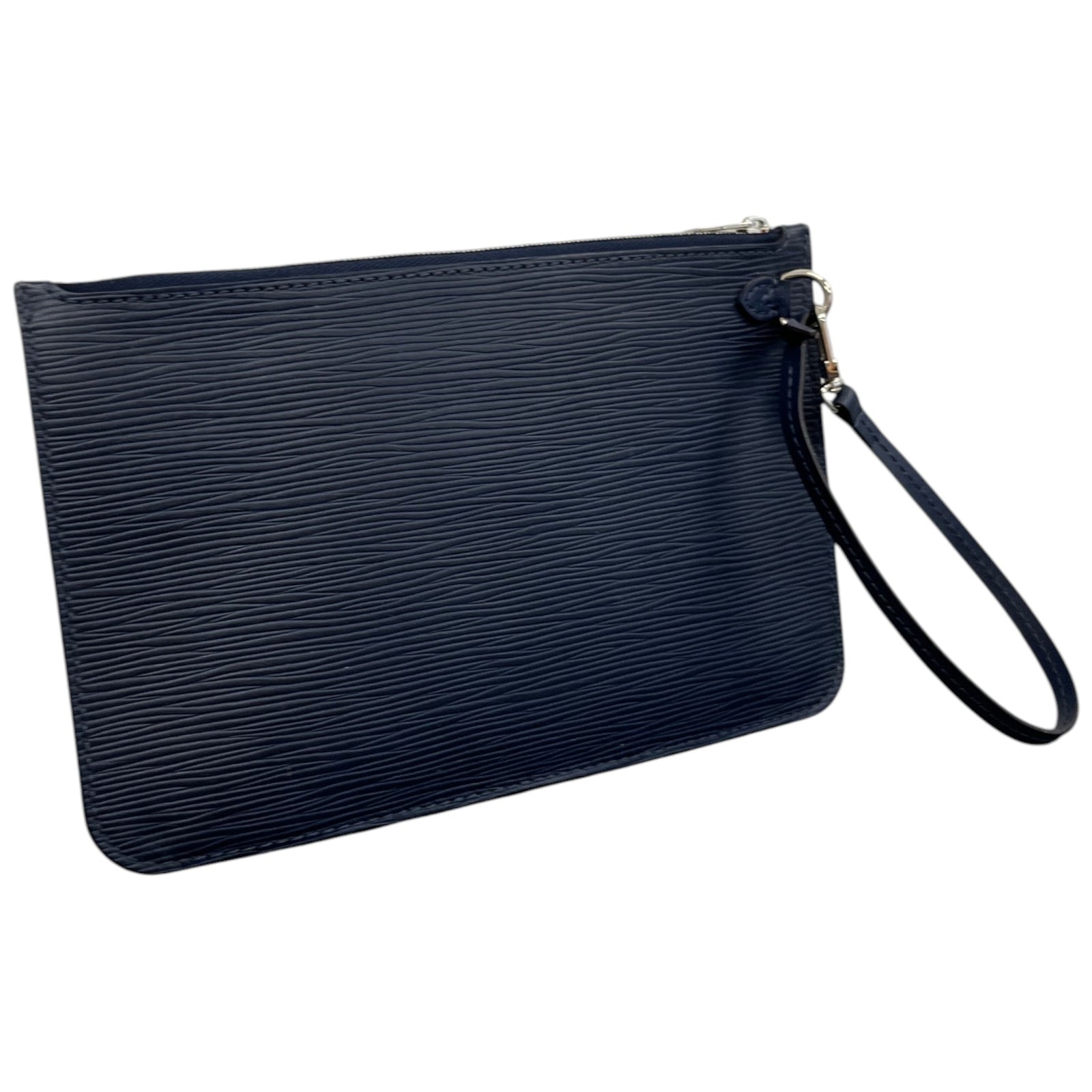 Women's Epi Leather Pouch Navy - Photo 5
