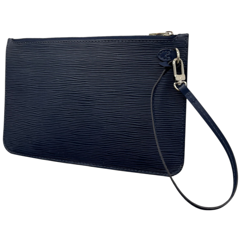 Women's Epi Leather Pouch Navy