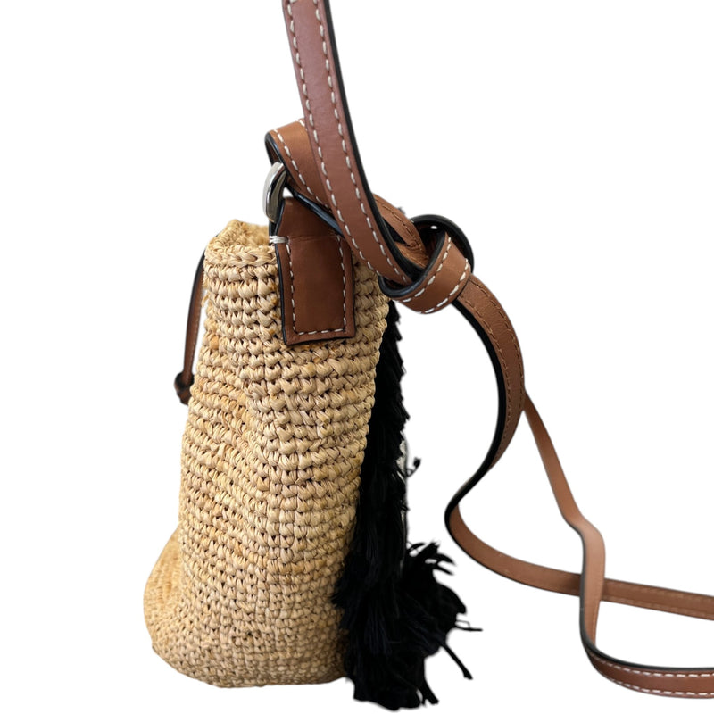 Women's X Paula'S Ibiza Yin Yang Basket Handbag Beige
