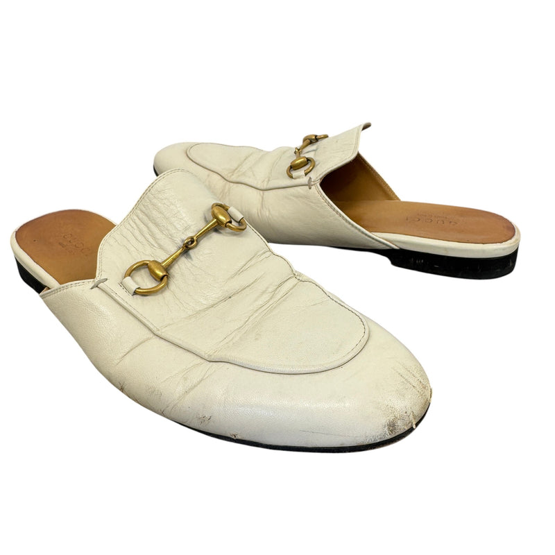 Women's Princetown Loafers Cream Size EU 38.5 / UK 5.5