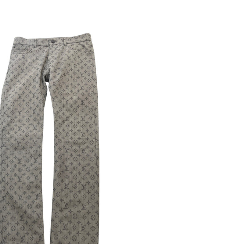 Men's Monogram Jeans Grey Size XS / W29