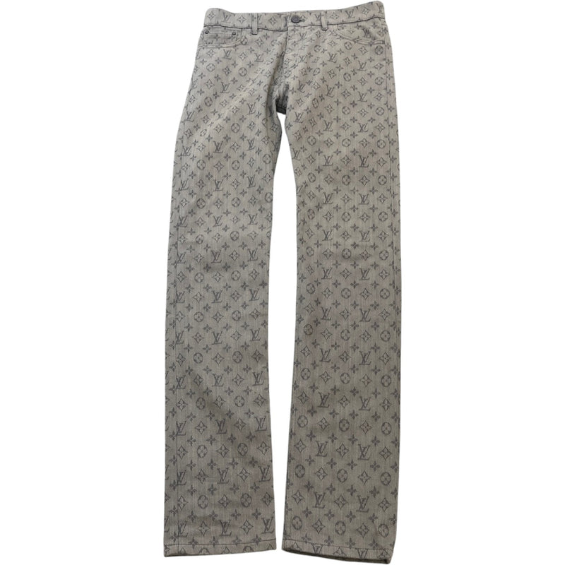 Men's Monogram Jeans Grey Size XS / W29