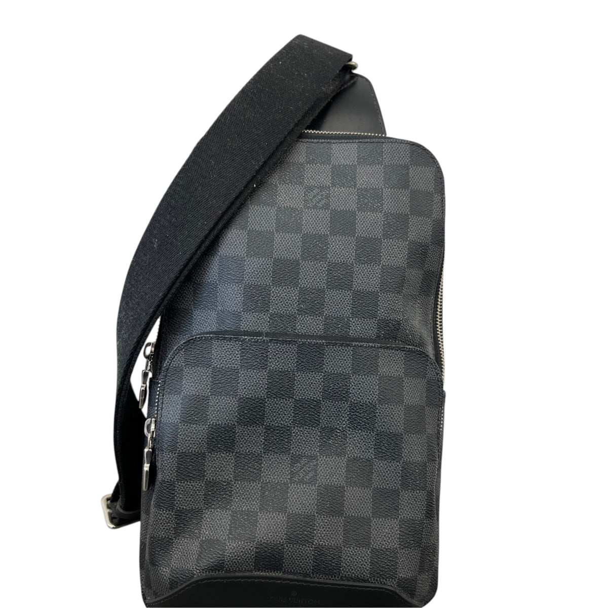Men's Damier Graphite Avenue Sling Messenger Bag Black - Photo 3
