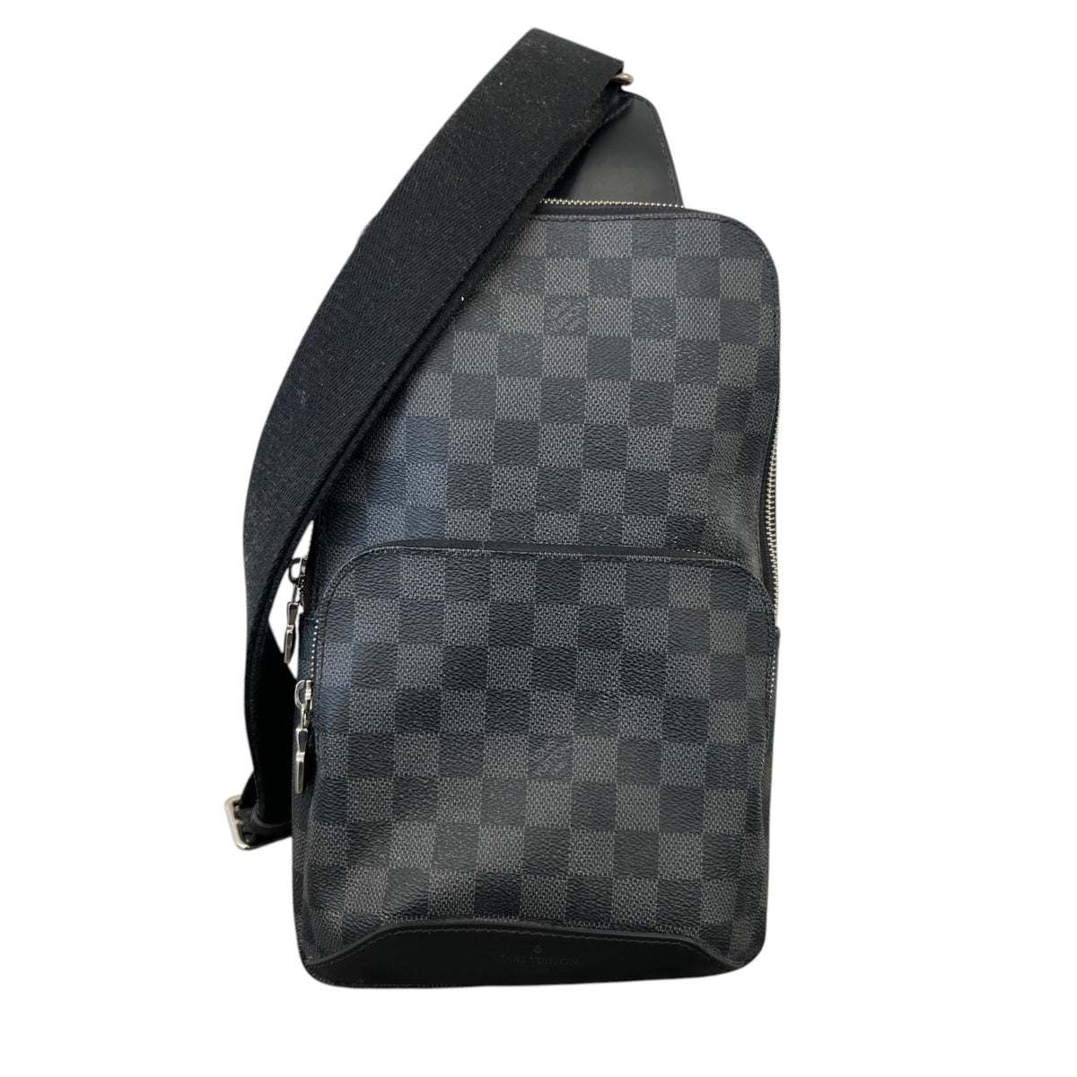Men's Damier Graphite Avenue Sling Messenger Bag Black - Photo 5