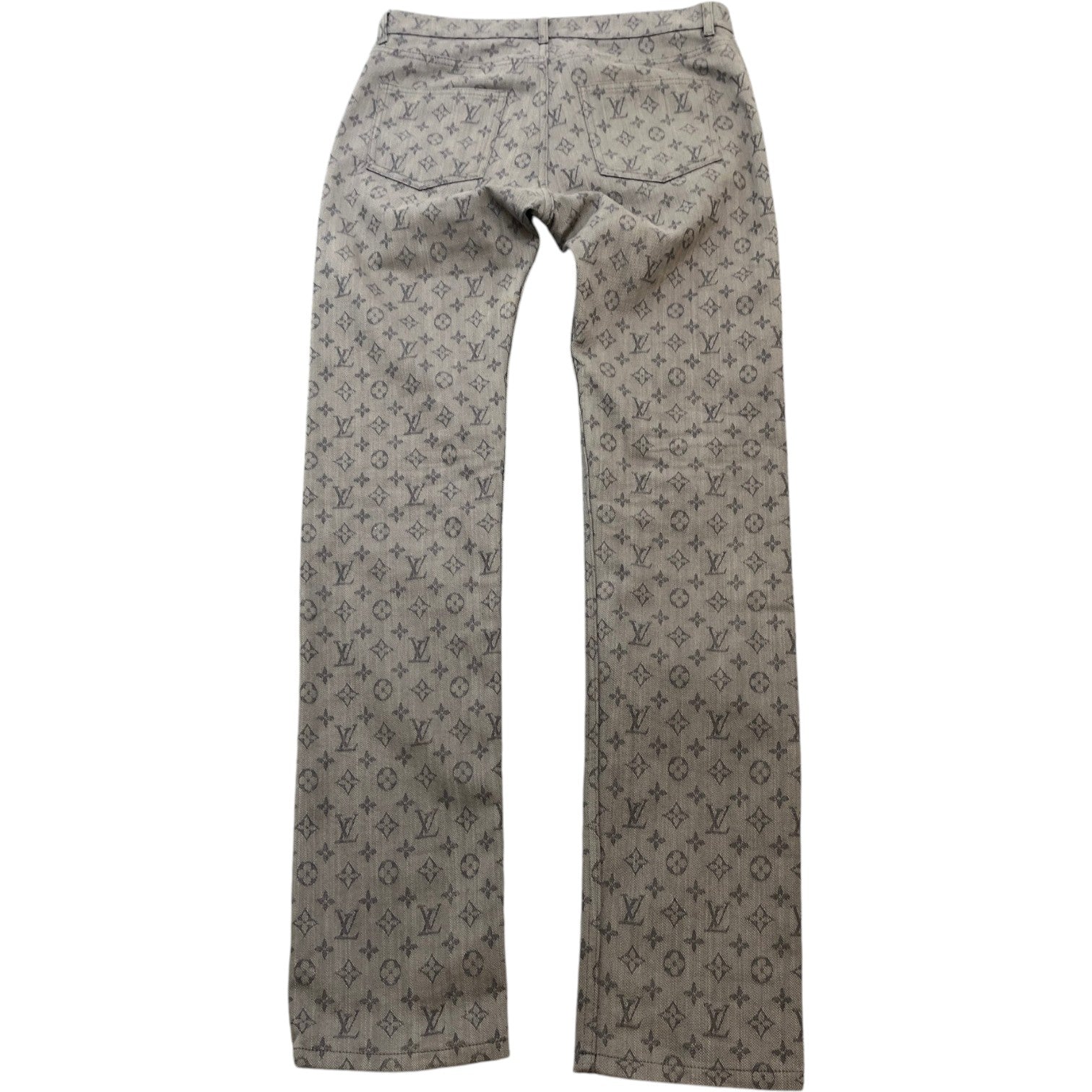 Men's Monogram Jeans Grey Size XS / W29 - Photo 2