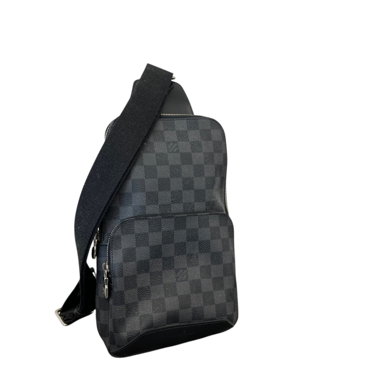 Men's Damier Graphite Avenue Sling Messenger Bag Black - Photo 6