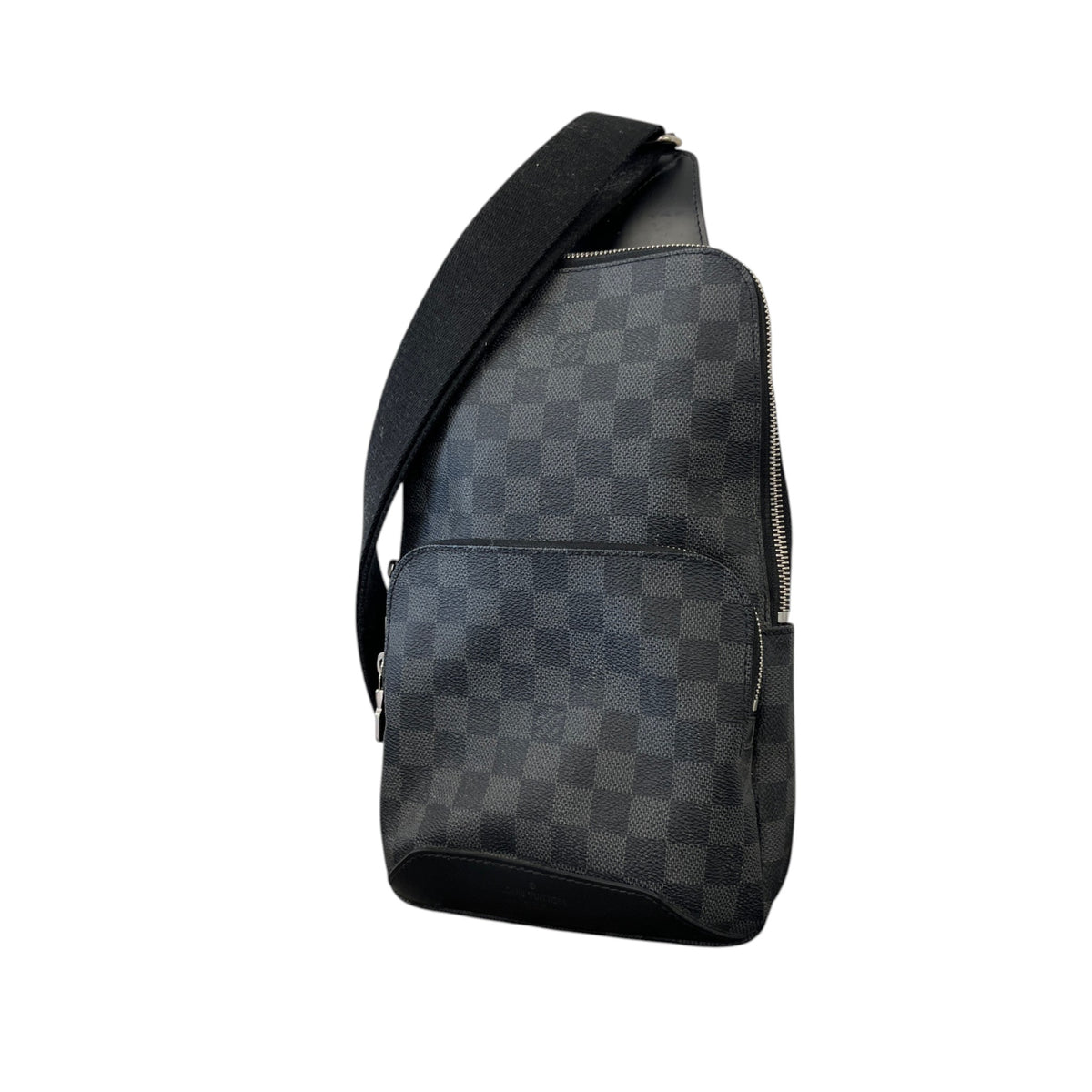 Men's Damier Graphite Avenue Sling Messenger Bag Black - Photo 7