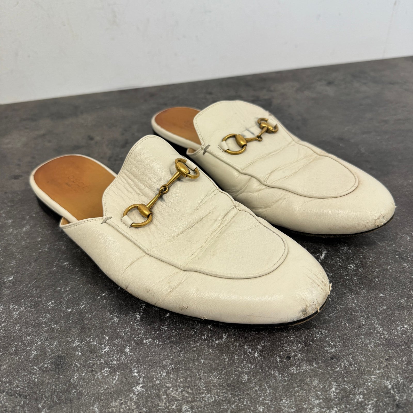 Women's Princetown Loafers Cream Size EU 38.5 / UK 5.5 - Photo 10