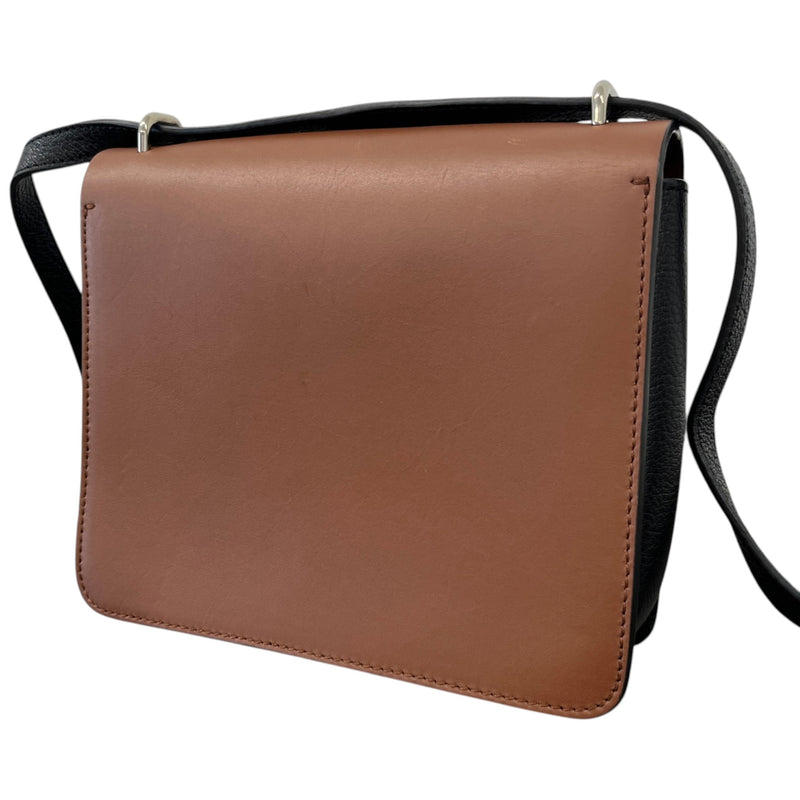 Women's Small D-Ring Chain Bag Brown