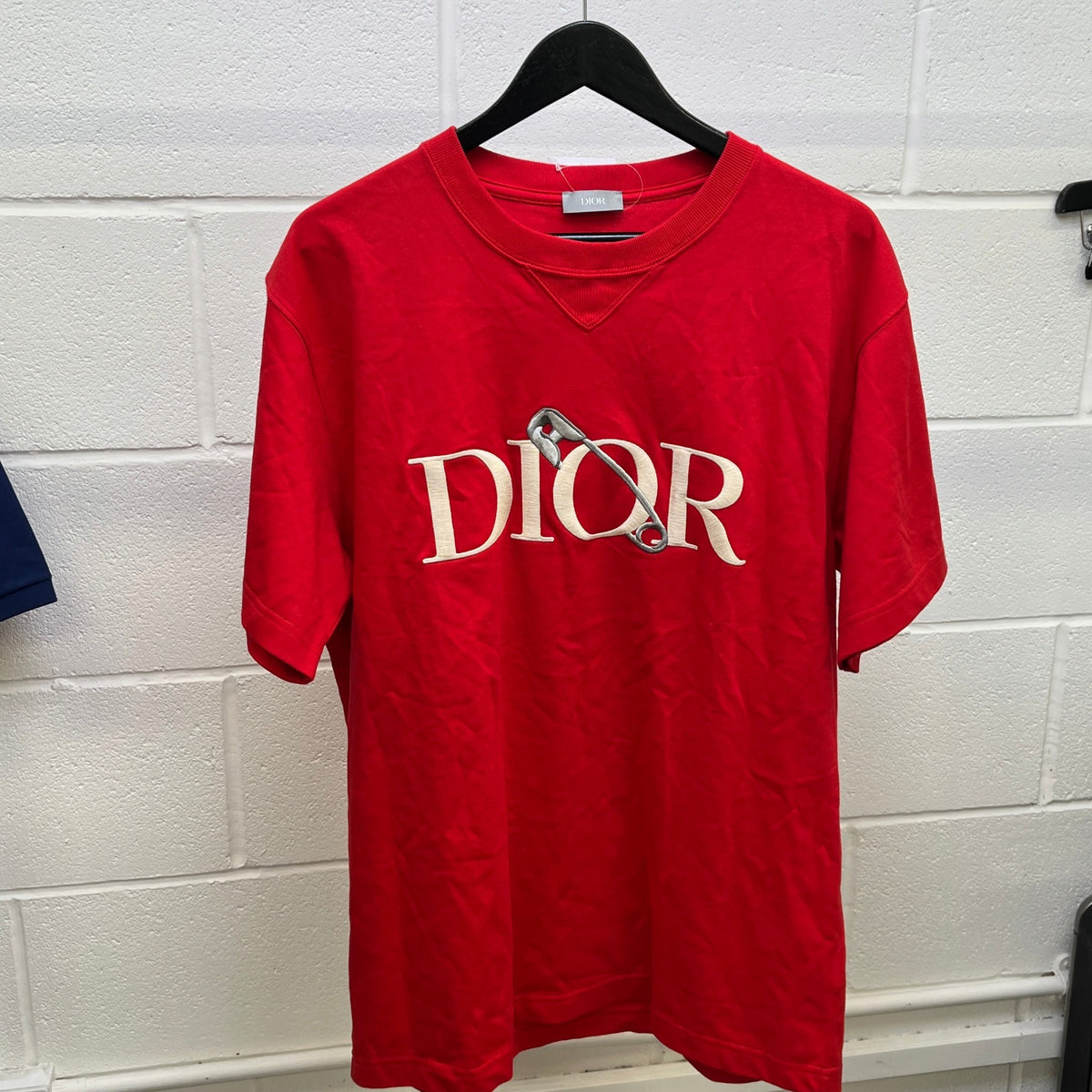 Men's Safety Pin T-Shirt Red Size XL - Photo 6
