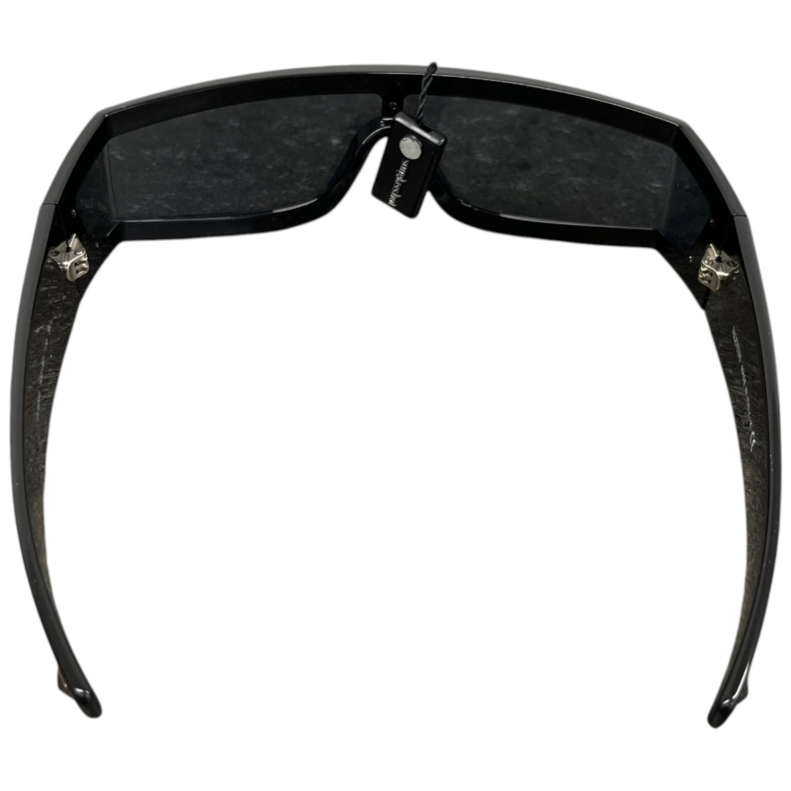 Men's Vltn Wrap Sunglasses Black - Photo 4