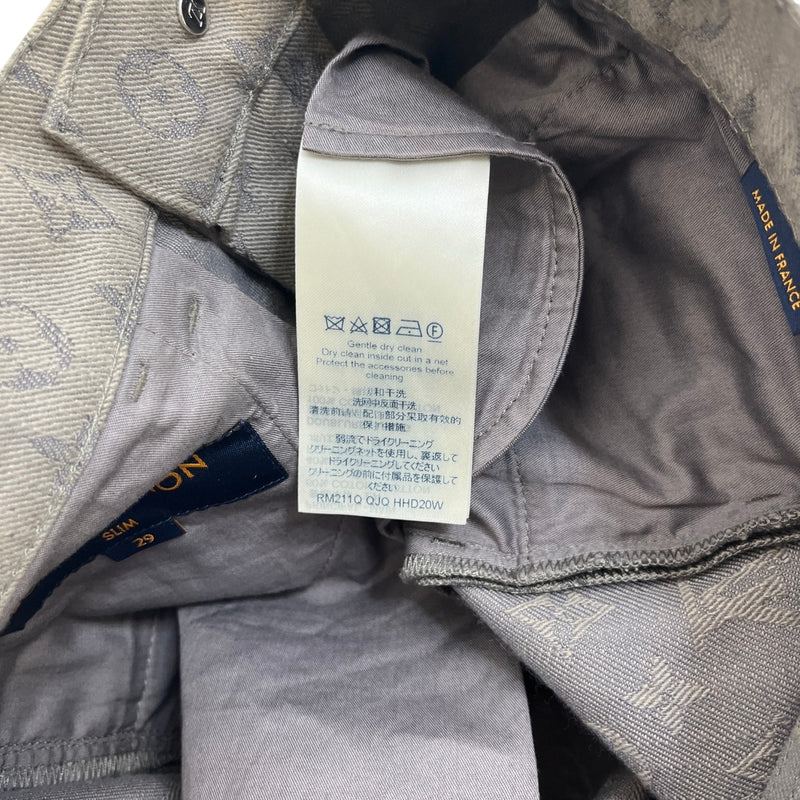 Men's Monogram Jeans Grey Size XS / W29