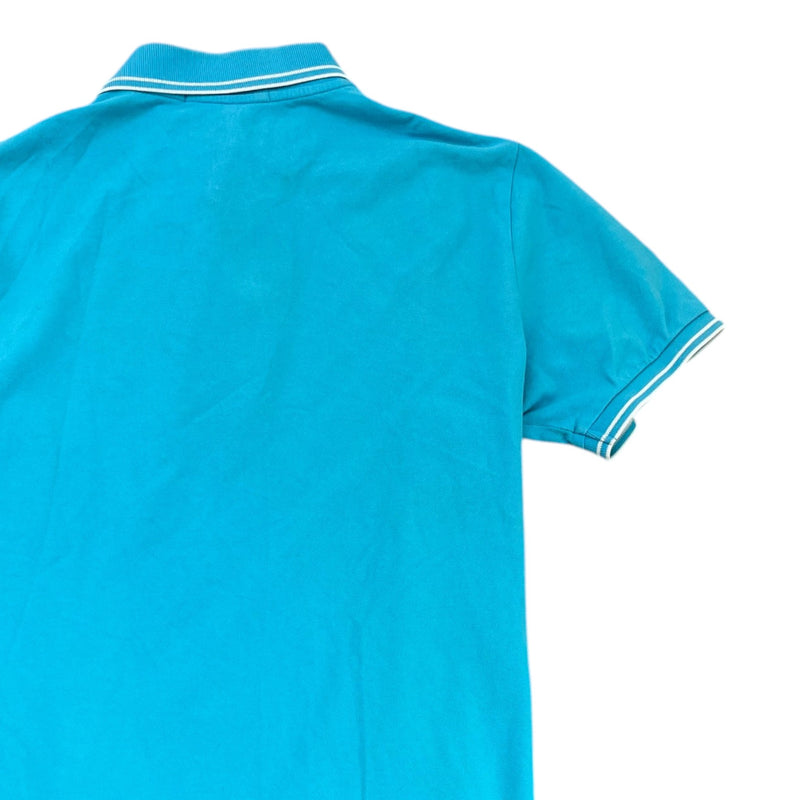 Men's Compass Logo Short Sleeve Shirt Blue Size M
