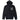 Men's Pocket Logo Print Hoodie Black Size M