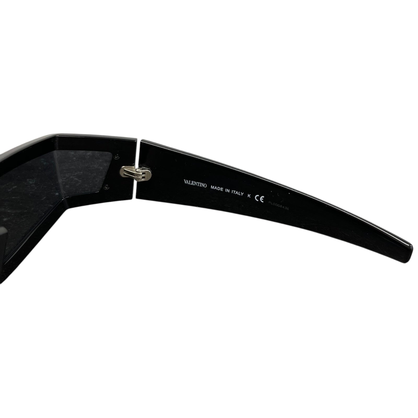 Men's Vltn Wrap Sunglasses Black - Photo 8