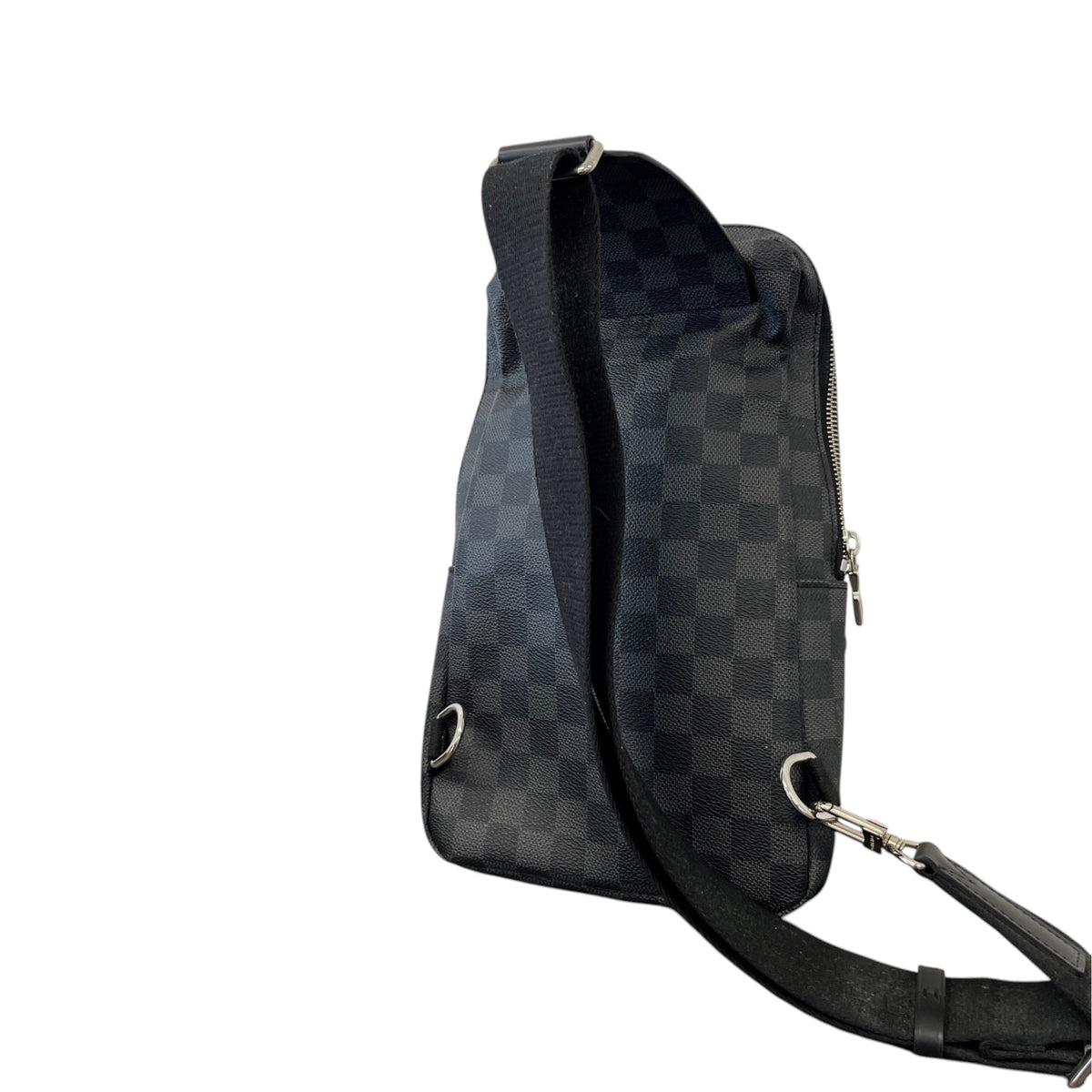 Men's Damier Graphite Avenue Sling Messenger Bag Black - Photo 9