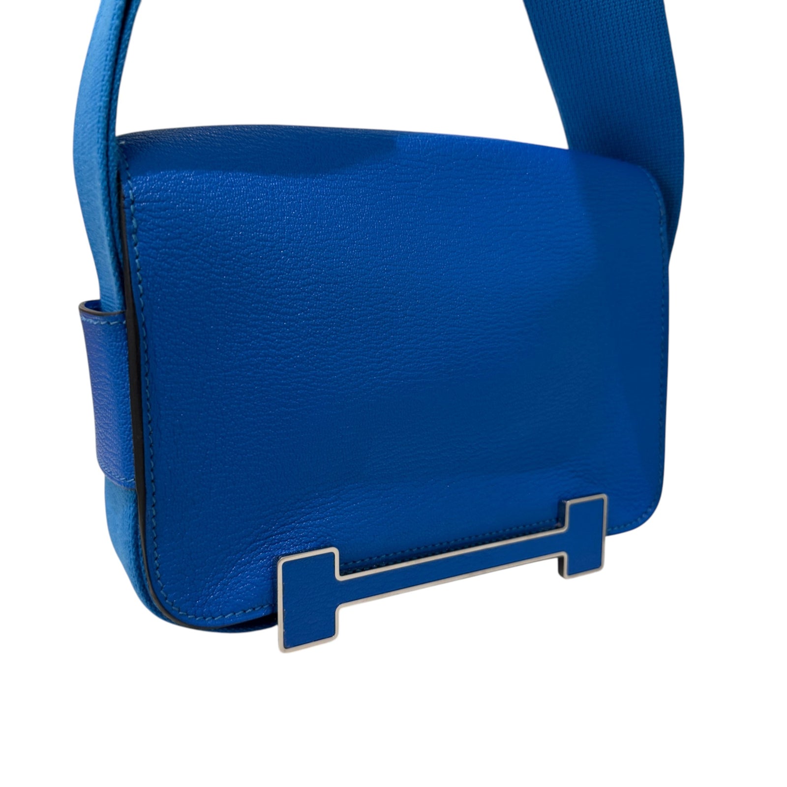 Women's Geta Goatskin Bag Blue - Photo 10