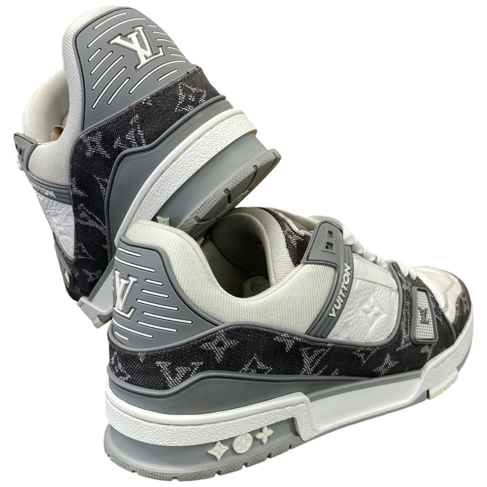 Men's Lv Low Trainers Grey Size EU 41.5 / UK 7.5 - Photo 10