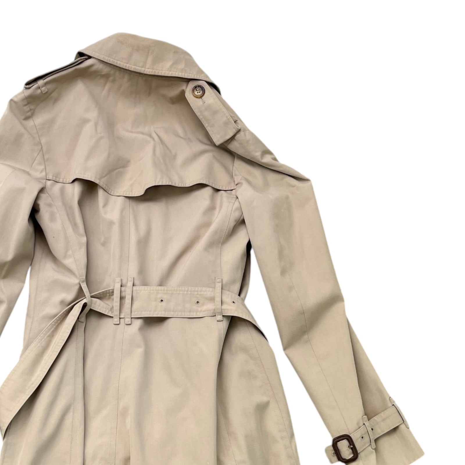Women's Trench Coat Jacket Beige Size IT 38 / UK 6 - Photo 4
