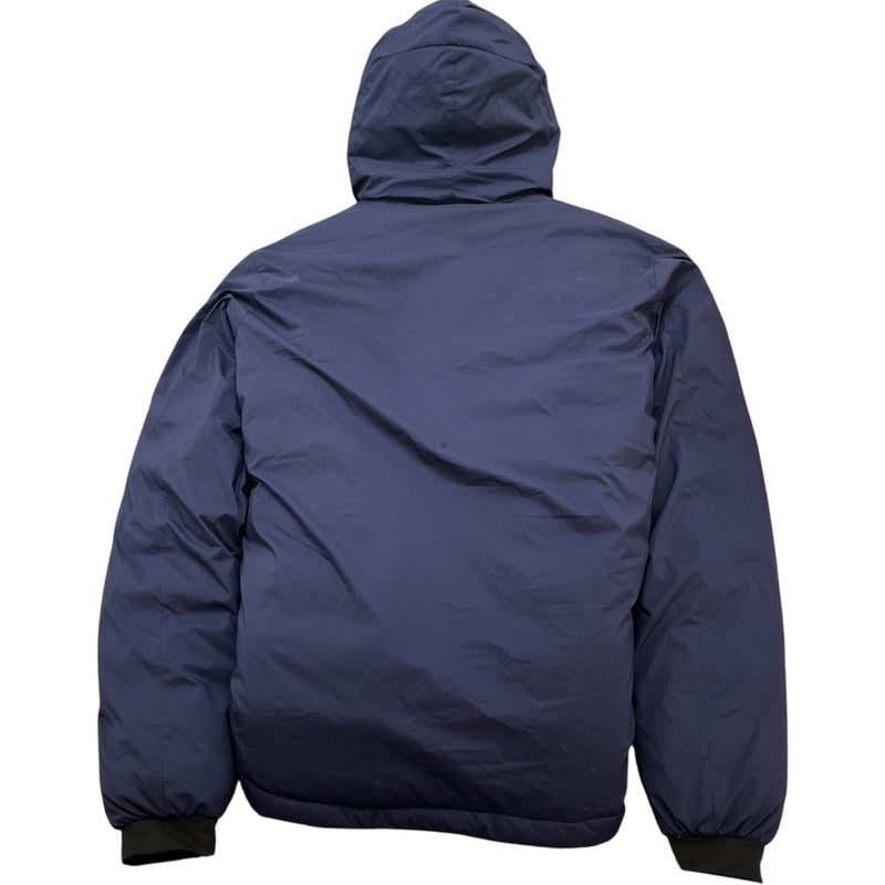 Men's Lodge Hoody Down Jacket Navy Size XL