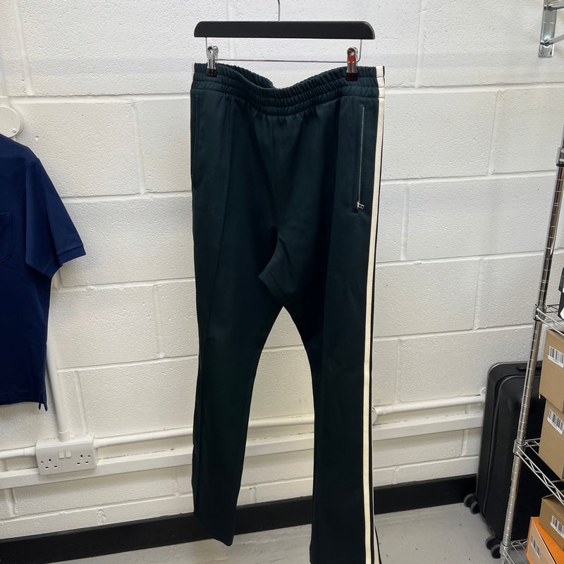 Men's Striped Track Joggers Green Size XL / W36