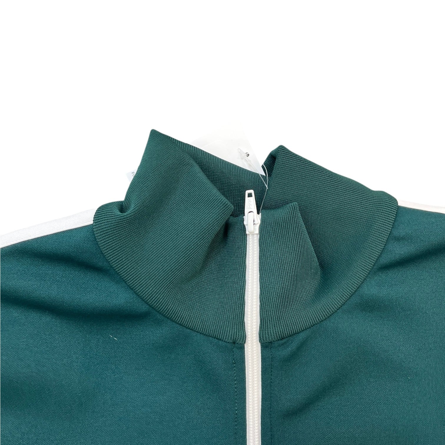Men's Logo Print Track Jacket Green Size L - Photo 6