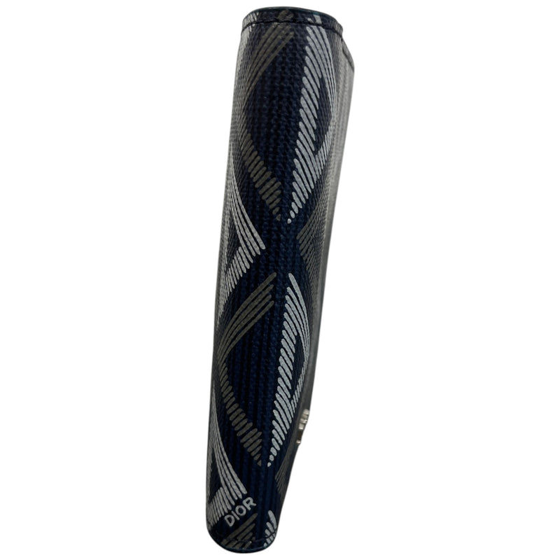 Men's Cd Diamond Bifold Wallet Navy