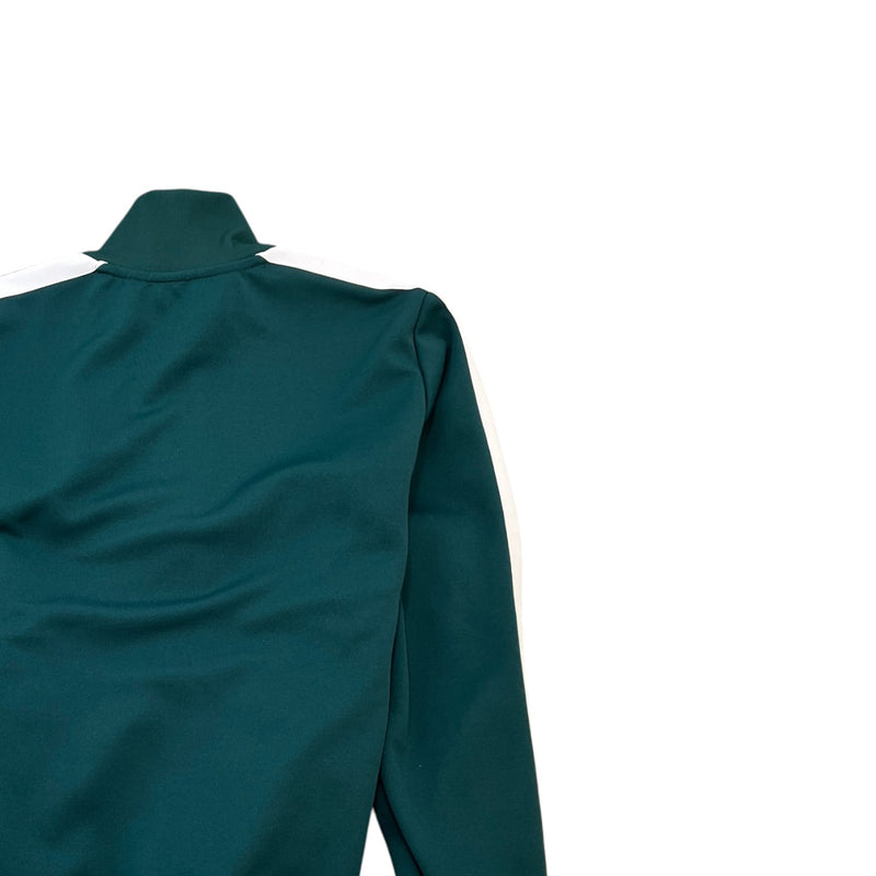 Men's Logo Print Track Jacket Green Size L
