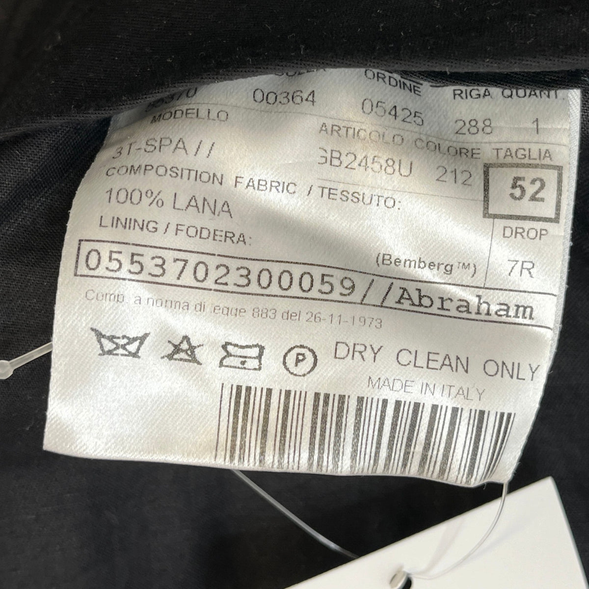 Men's Tailored Trousers Black Size XL / W36 - Photo 5