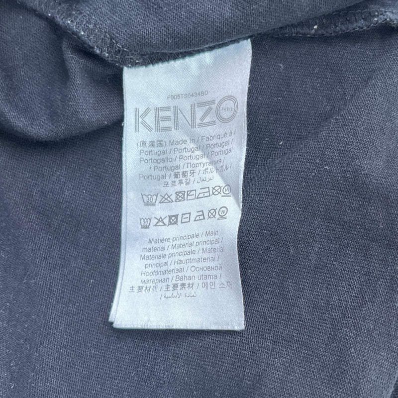 Men's Logo Print Short Sleeve Shirt Black Size M