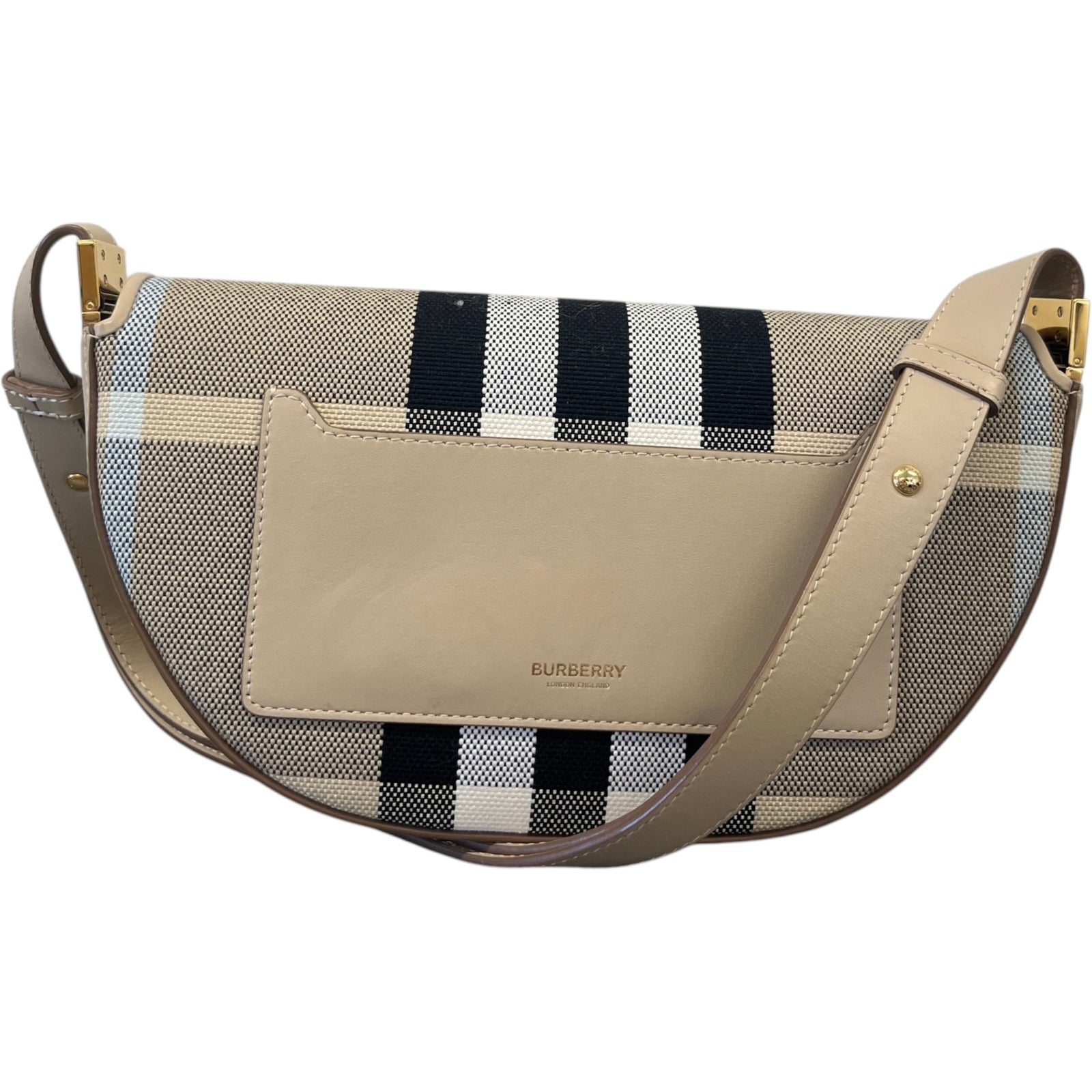 Women's Check Olympia Bag Beige - Photo 1
