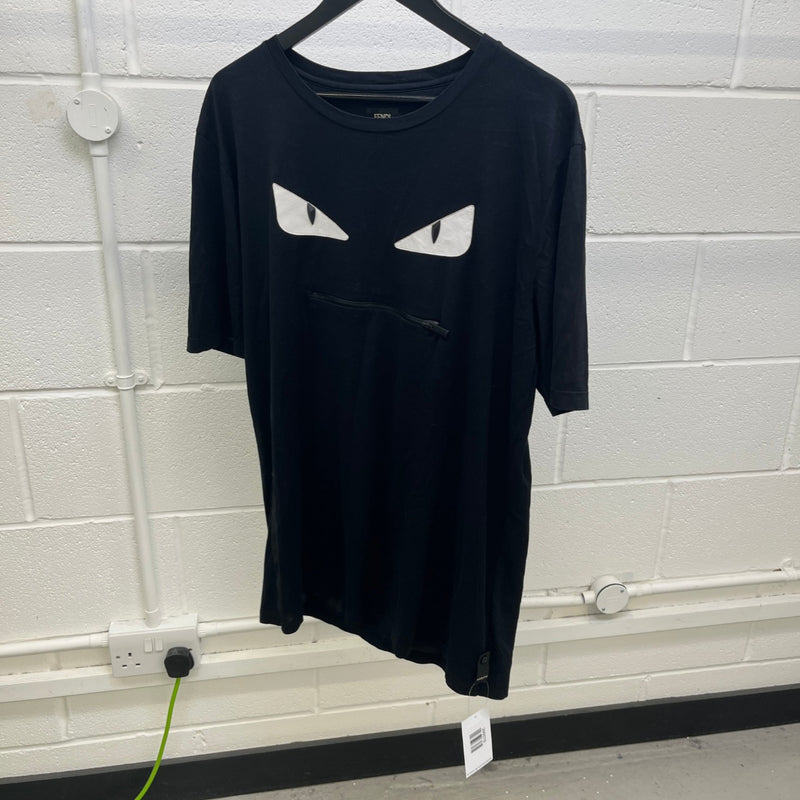 Men's Monster Eye T-Shirt Black Size 4XL
