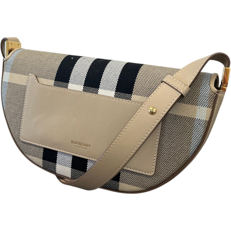 Women's Check Olympia Bag Beige
