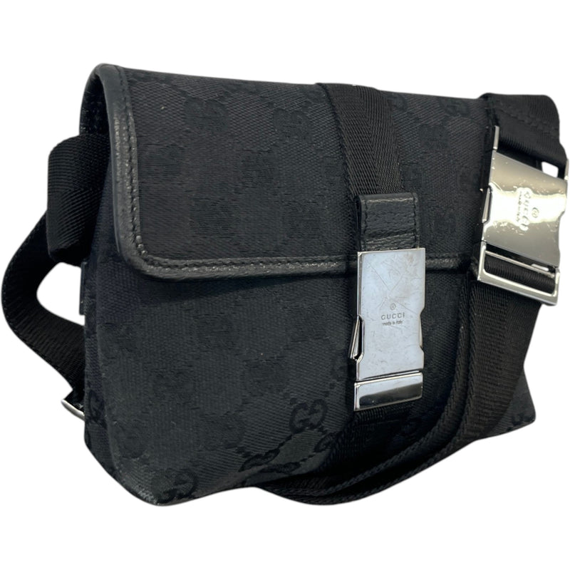 Men's Gg Supreme Belt Bag Black