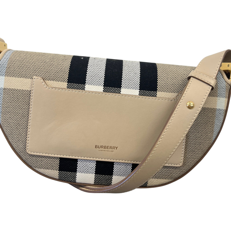 Women's Check Olympia Bag Beige